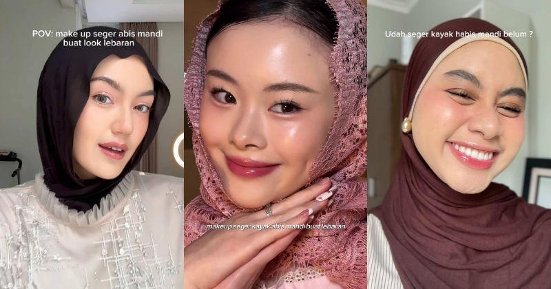 Tutorial Make Up Habis Mandi untuk Lebaran, Fresh Seharian!